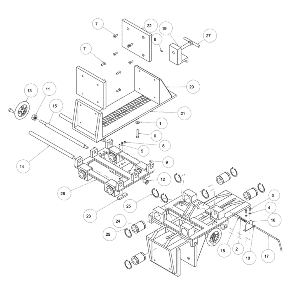 Section 05 Diagram and Parts List for HP18-24 8302024 MK Diamond Tile Saw